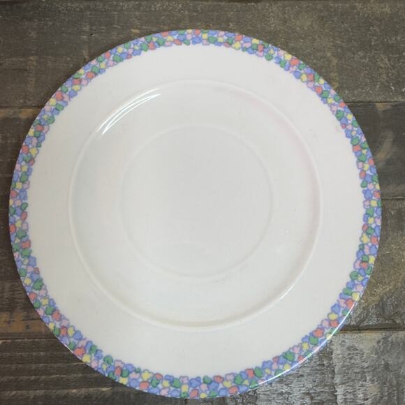 ALPAC Vintage Porcelain Large Cups And Saucers With Floral & Water Depiction - Picture 5 of 11